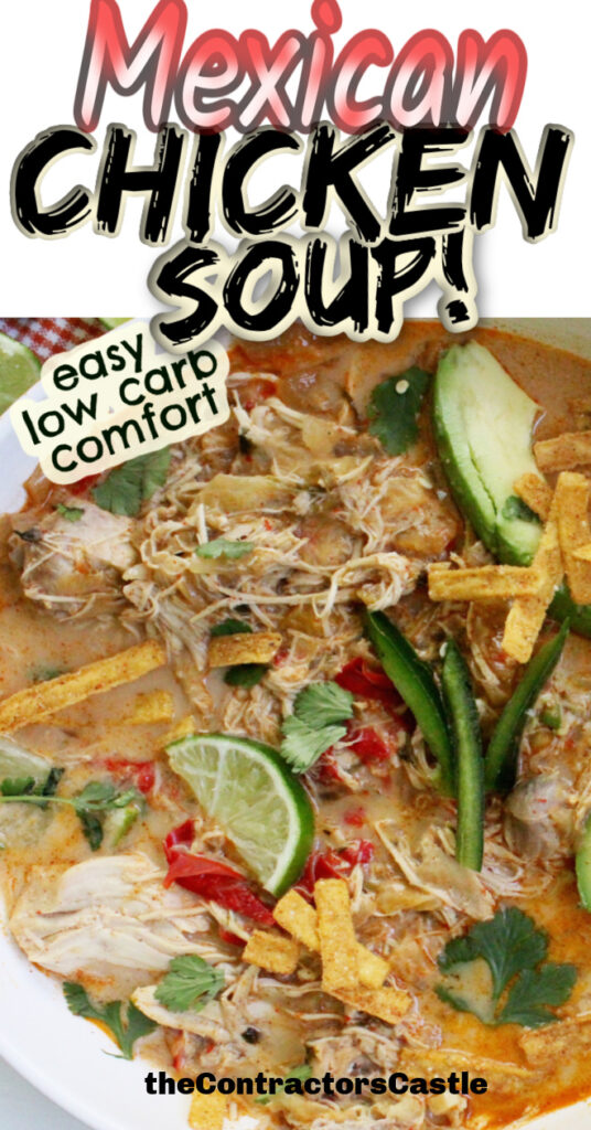 mexican chicken soup pin