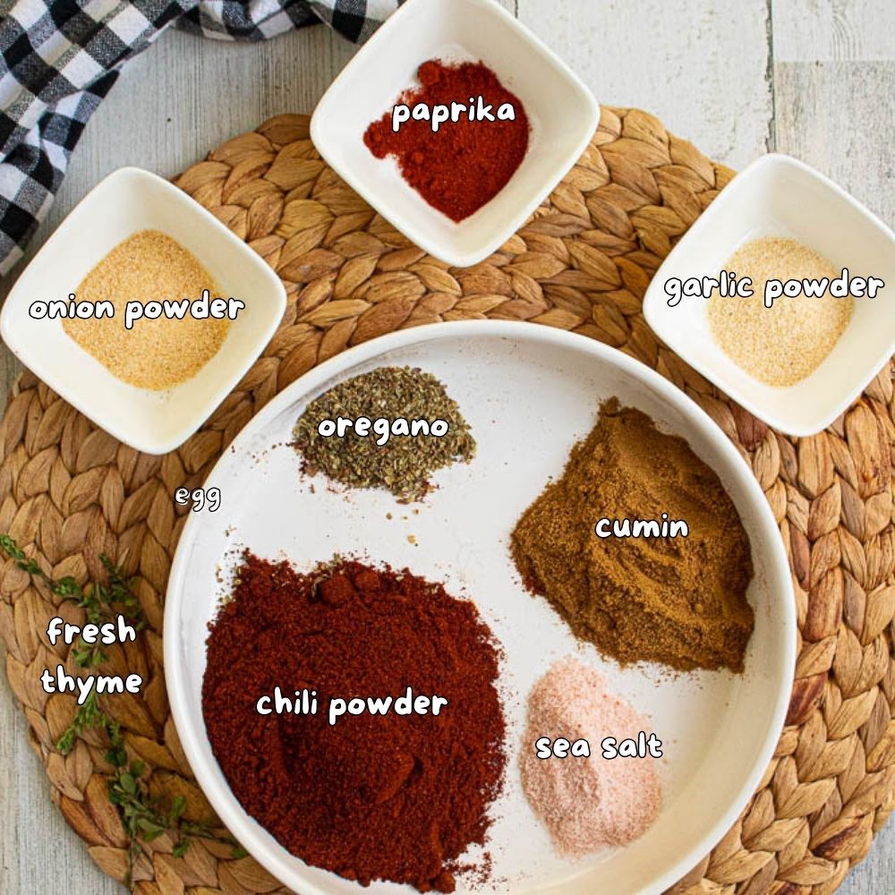 easy mexican spice blend (tex-mex tacos seasoning) recipe ingredients